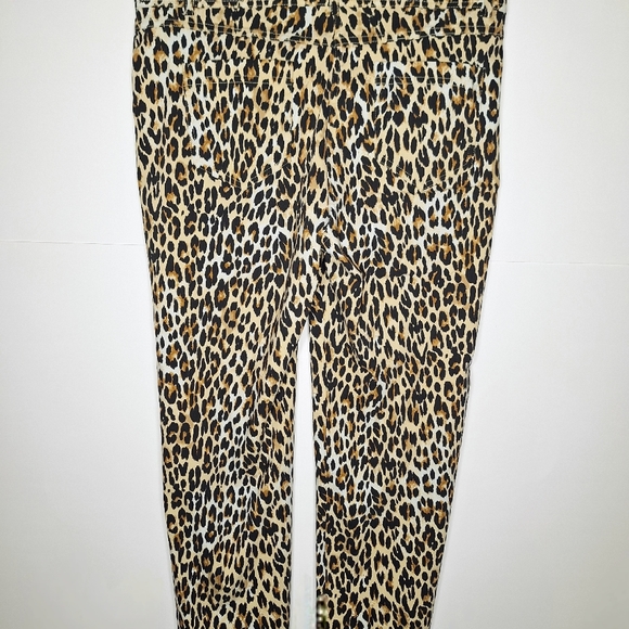 Verve Blues leopard print jeans stretch waist size 12. - Picture 2 of 7